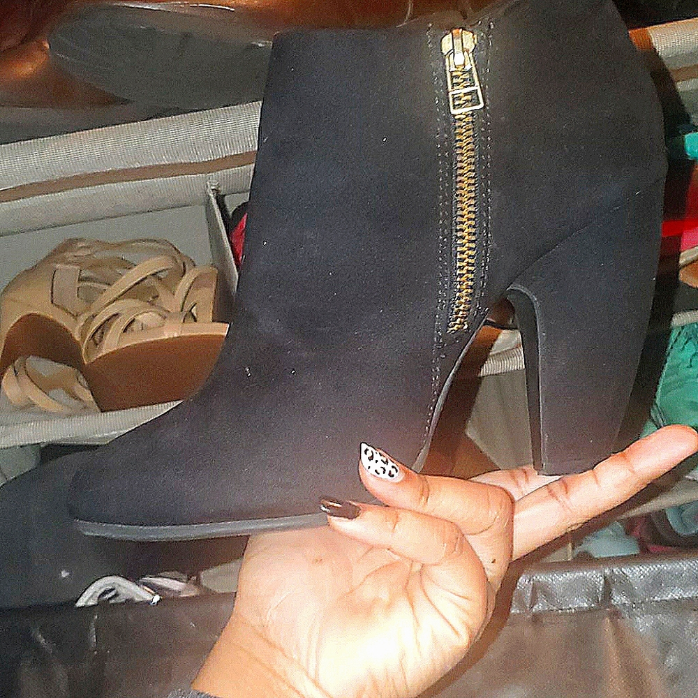Black booties